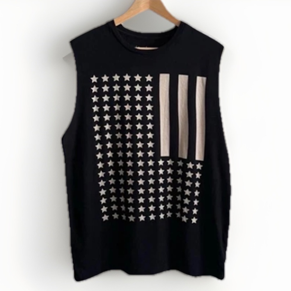 21 Men Stars and Stripes Muscle Tank Top